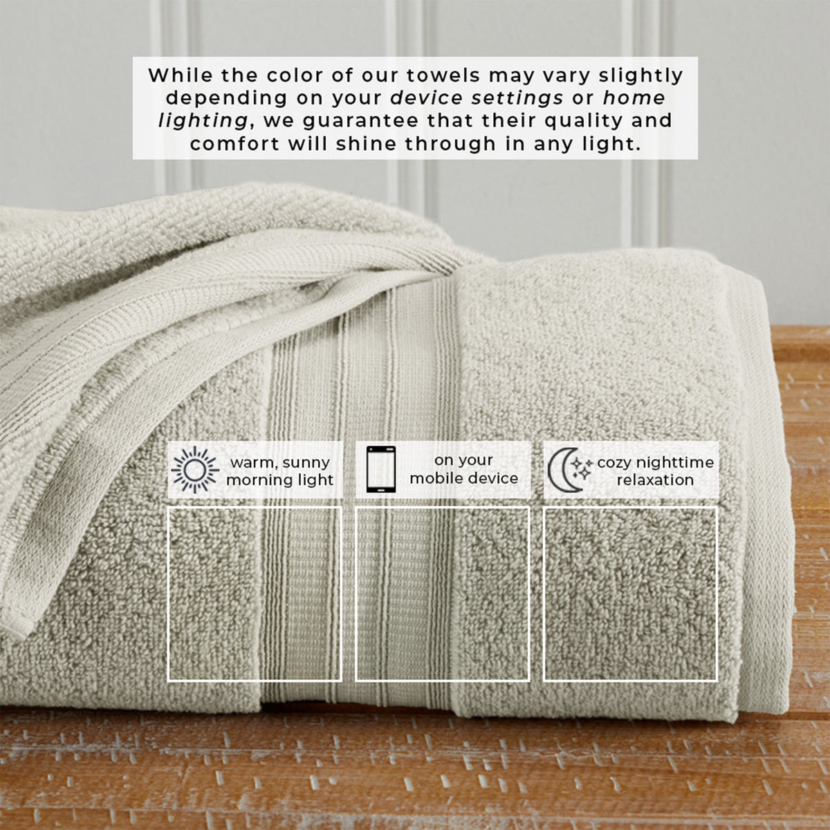 Chiara Collection 100% Cotton Premium Bath Towel Set