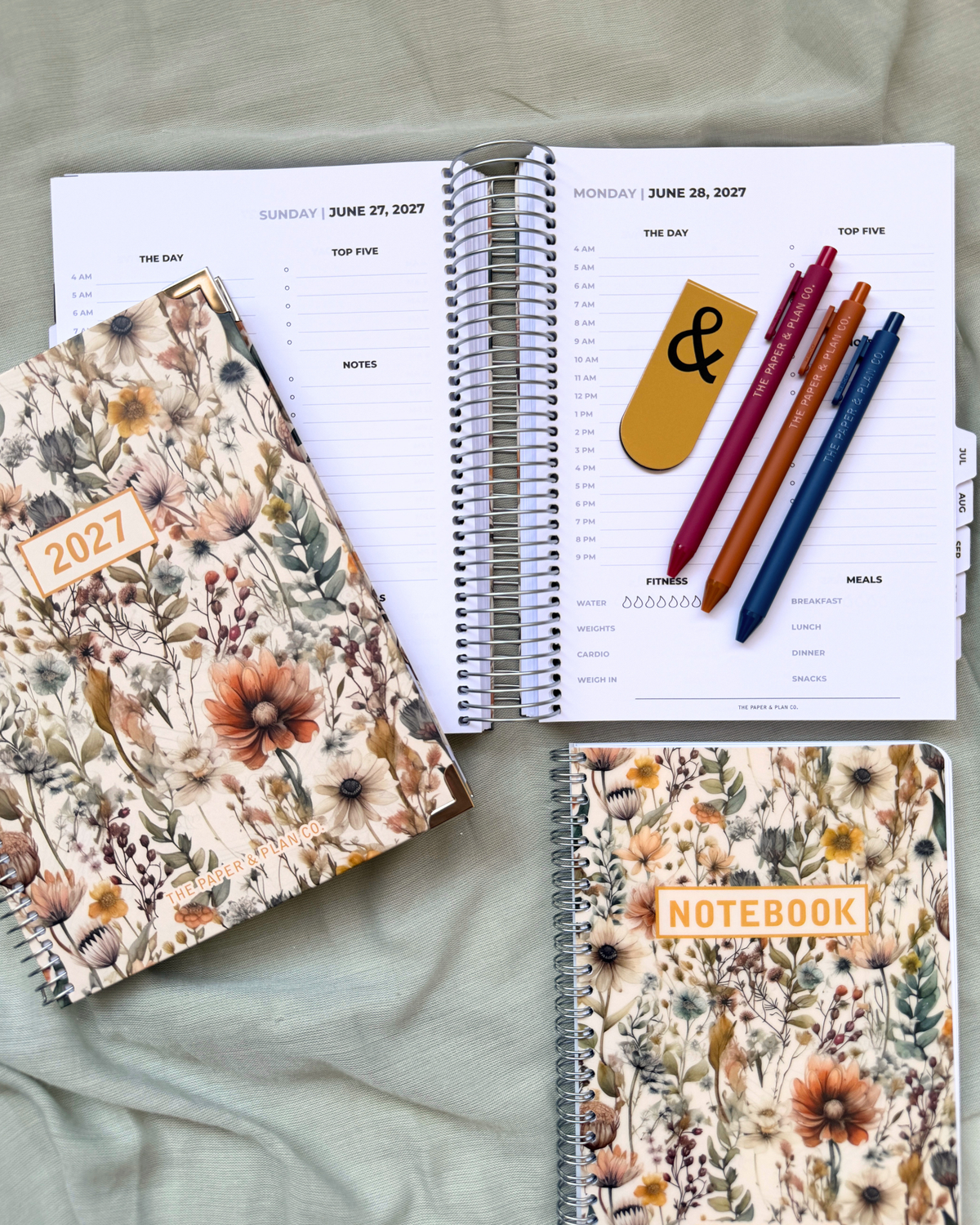 2027 Wildflower Daily Planner