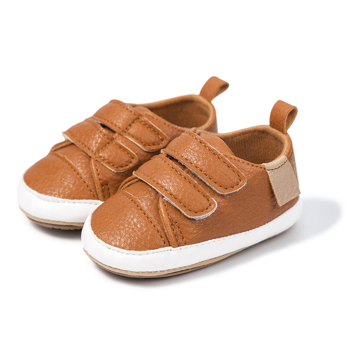 Baby Boys’ Brown Casual Sneakers – Soft Anti-Slip Style