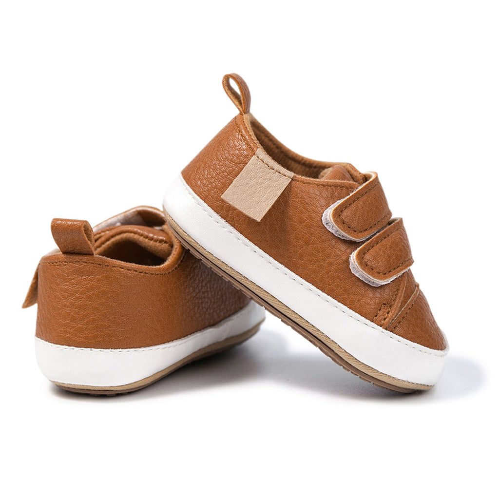 Baby Boys’ Brown Casual Sneakers – Soft Anti-Slip Style