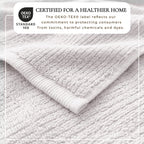 Georgiana Turkish Cotton Ribbed Bath Towel Set – 6 Piece