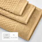 Cotton Diamond Waffle Weave Bath Towel Set - Grayson Collection